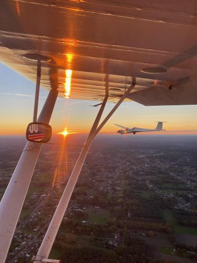 51  Formation flight after the sunset tow, Pieter Daems