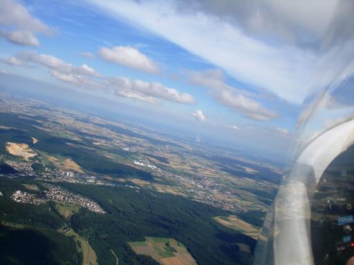 Kerncentrale van ulm vanuit ka6E